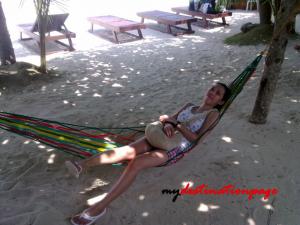 Mangodlong Rock, Camotes Island, Cebu - swing